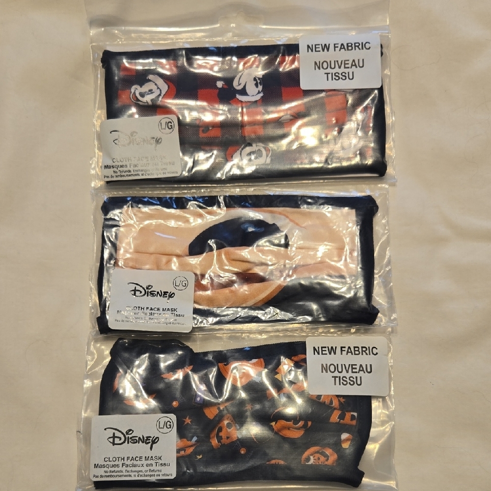 3 New Disney Face Masks